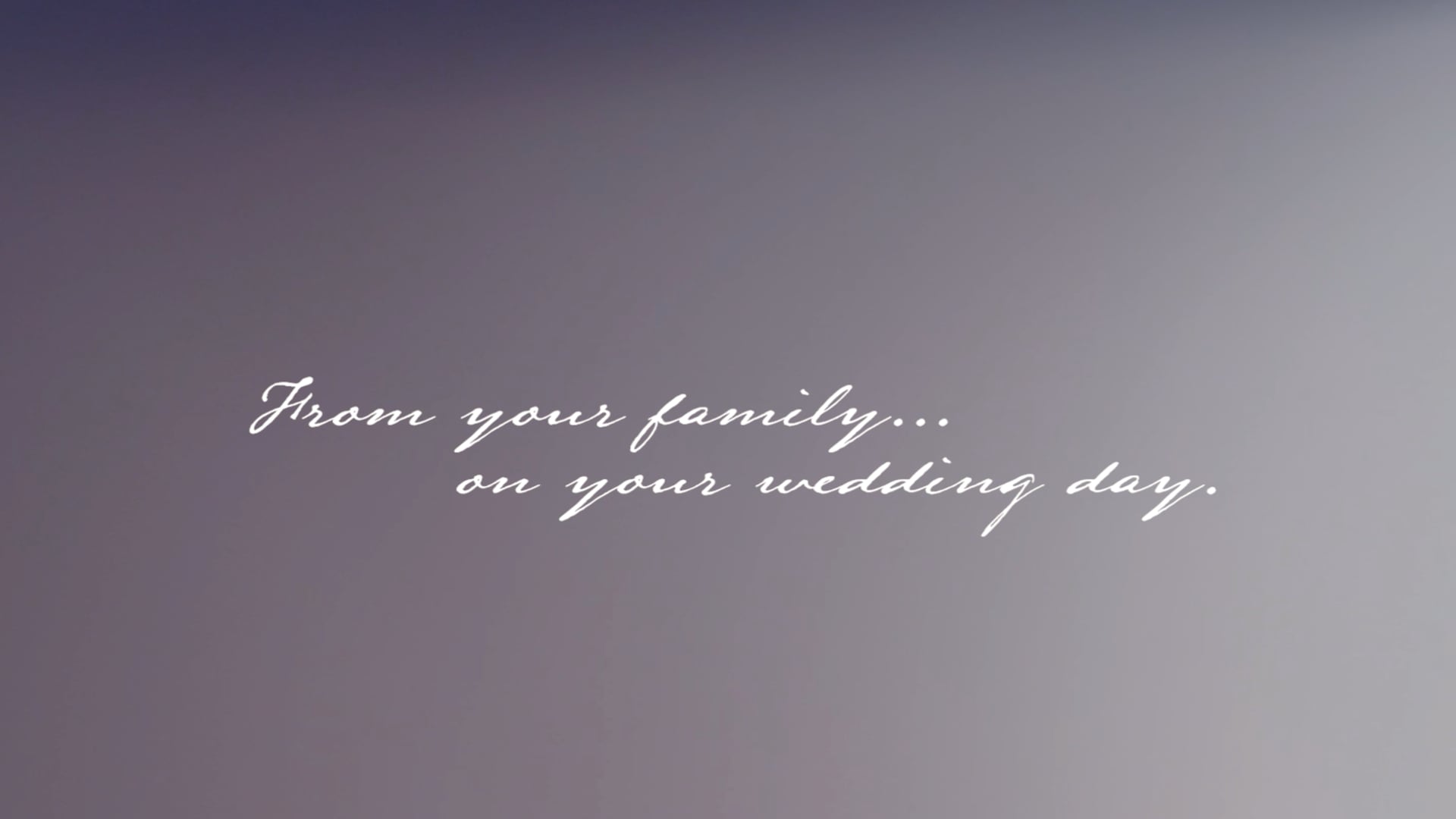 Celebration Teaser | Wedding