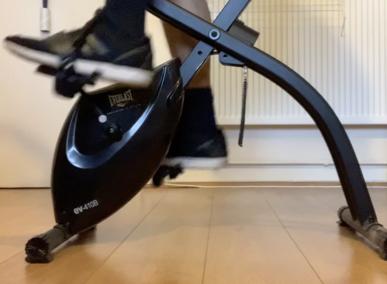 Everlast folding exercise bike sale