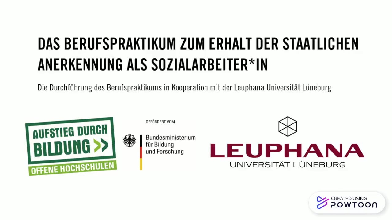 Das Berufspraktikum Zum Erhalt Der Staatlichen Anerkennung Als ...