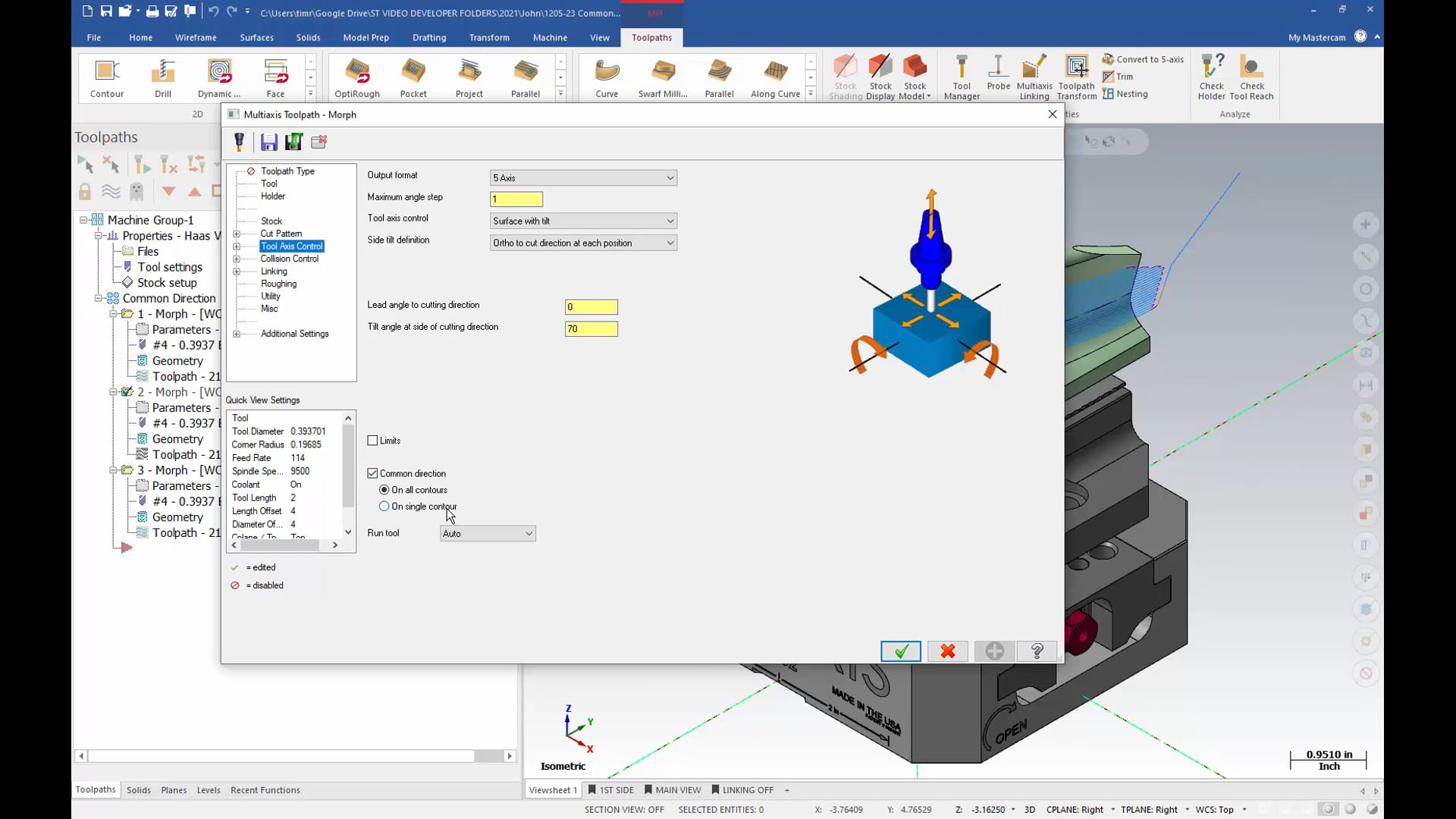 Additional Multi Axis options