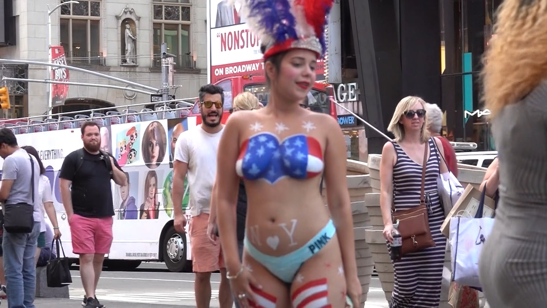 Naked Chicks Times Square On Vimeo