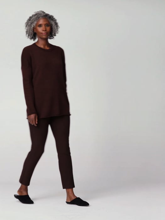 Eileen Fisher Washable Stretch Velvet Black Ankle Leggings 2X 3X. MSRP  $158.00 (3X) at  Women's Clothing store