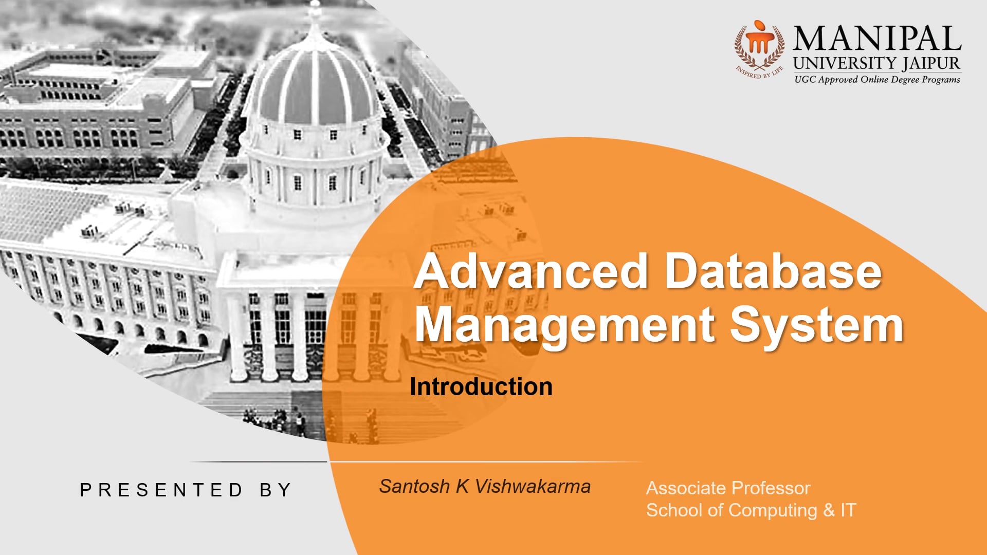 Advanced database management system 121 introduction on vimeo