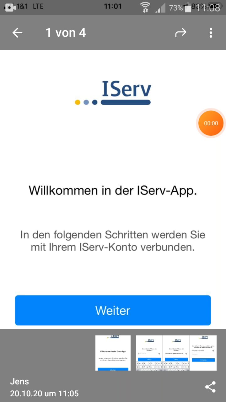 IServ-Neuanmeldung iOS on Vimeo