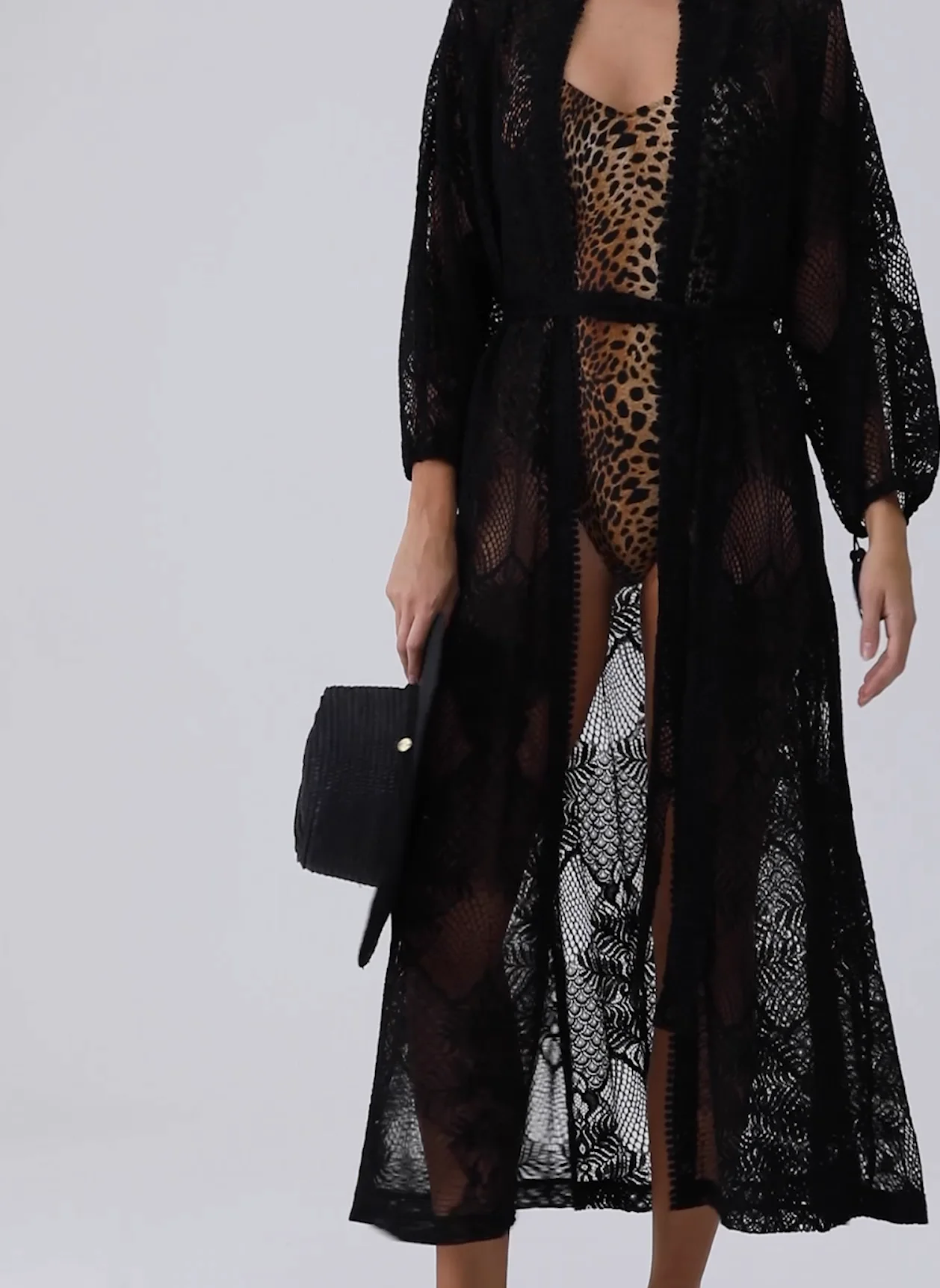 Yasmin Black Kaftan | Official Site