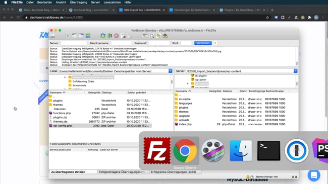 Lokal -> Raidboxes (WordPress)