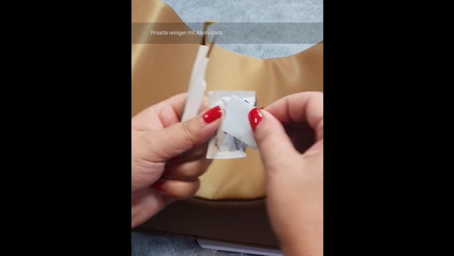 Pinzette richtig reinigen