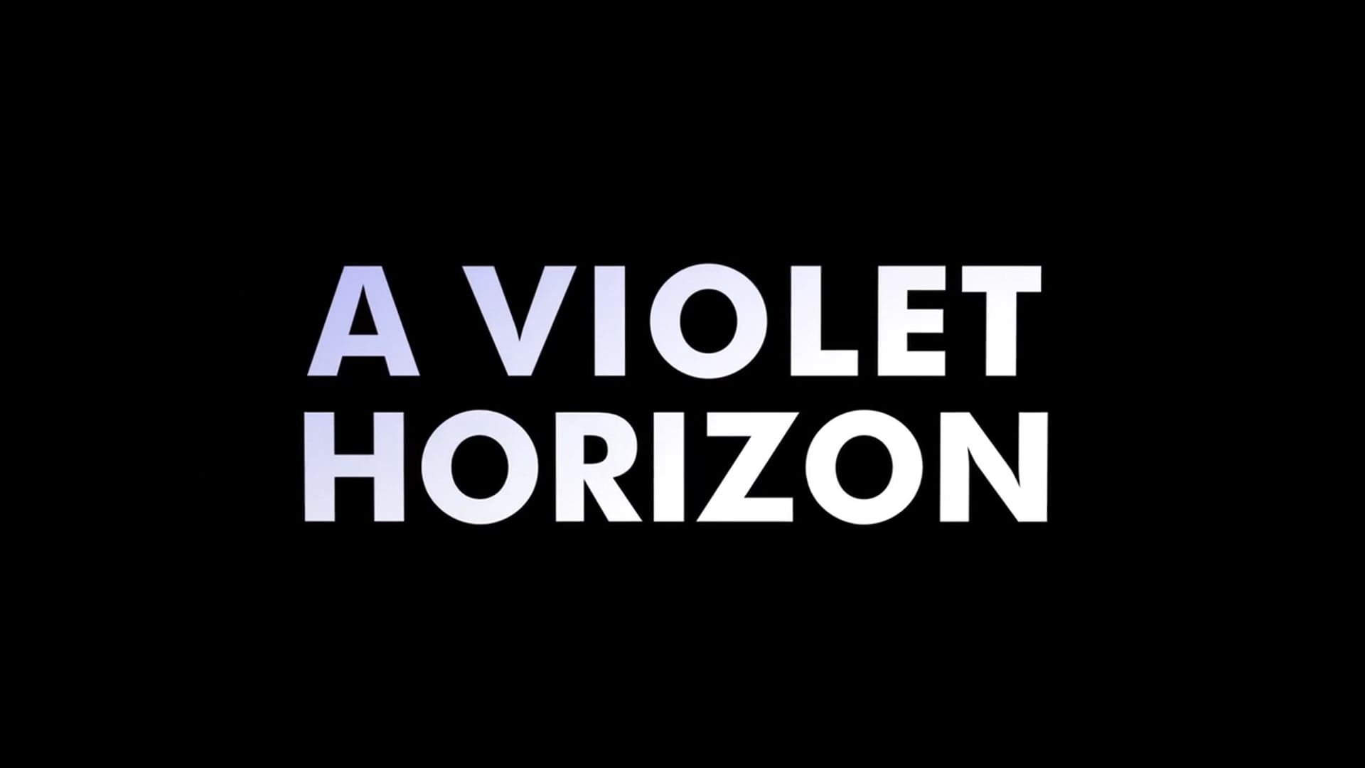 WiA Austin Shortfilm: A Violet Horizon