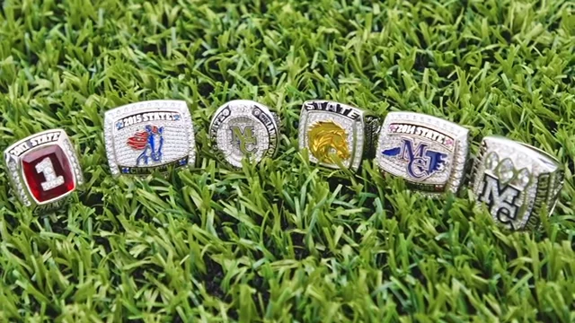 Photos: Newton football's state championship rings