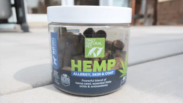 Hemp allergy sale skin & coat