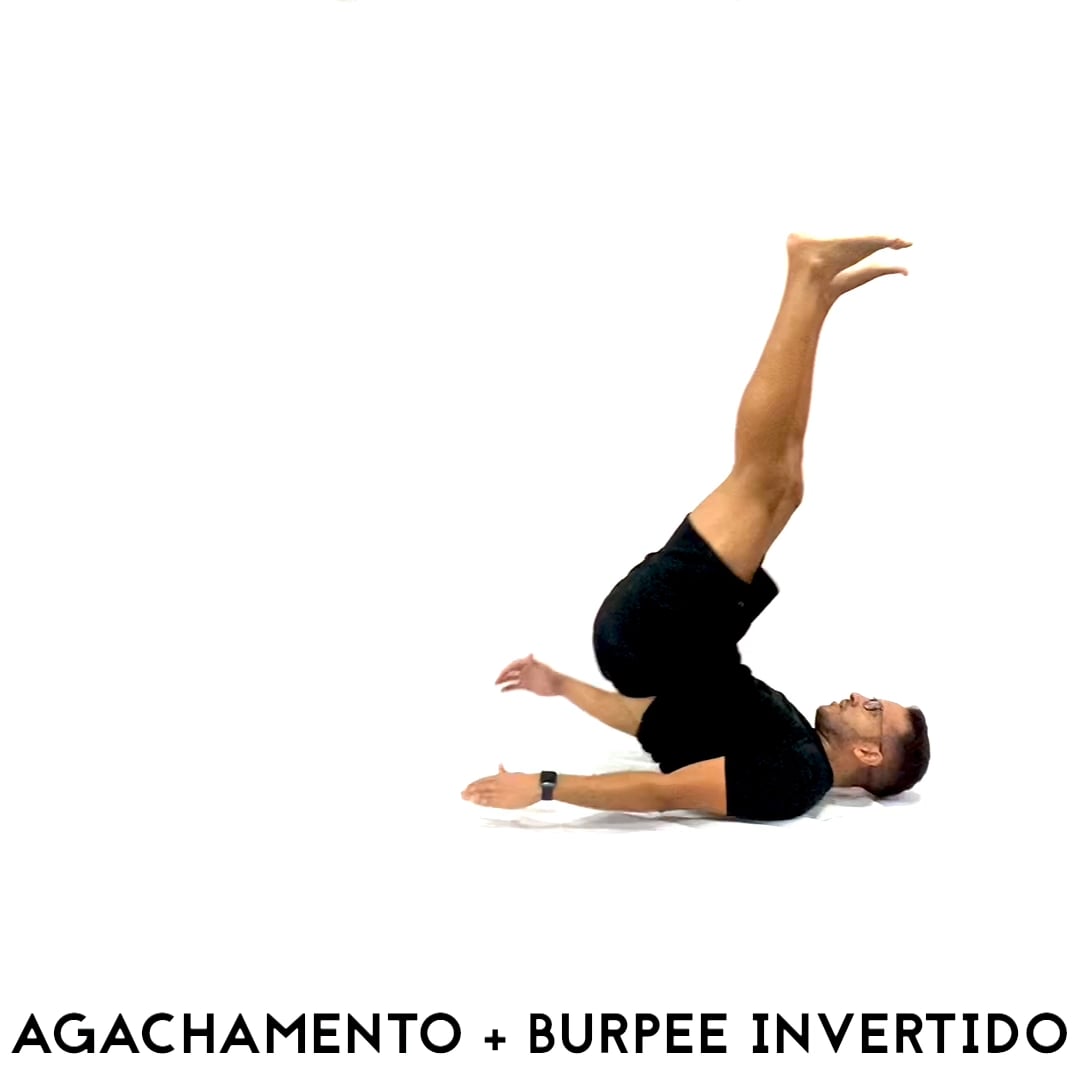 AGACHAMENTO BURPEE INVERTIDO