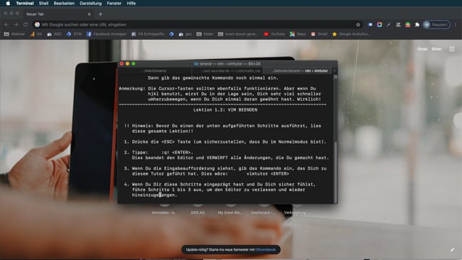 Vim effizient benutzen