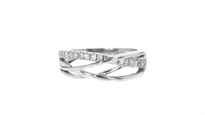.25 ct. t.w. Diamond Highway Ring in Sterling Silver