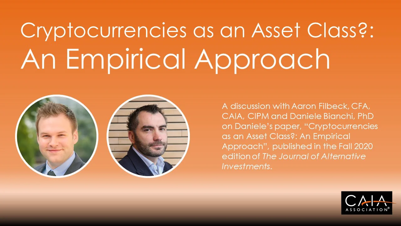 Cryptocurrencies as an Asset Class?: An Empirical Approach.