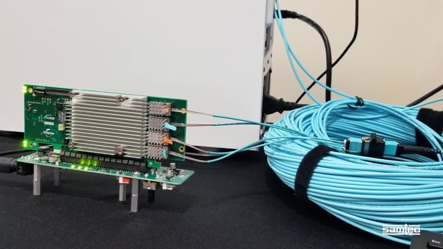 PCIe Gen 4 Over-Fiber-Adapterkarte –  Samtec, Dolphin