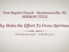 2020-10-18 Sermon - Steve Scoggins