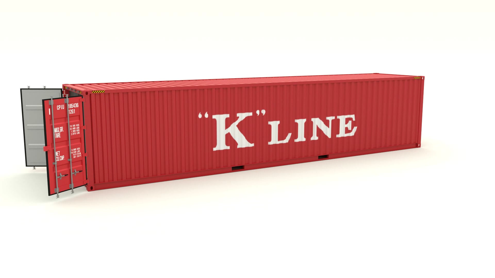Shipping Container K Line 3D Model on Vimeo