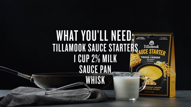 Tillamook Sauce Instruction