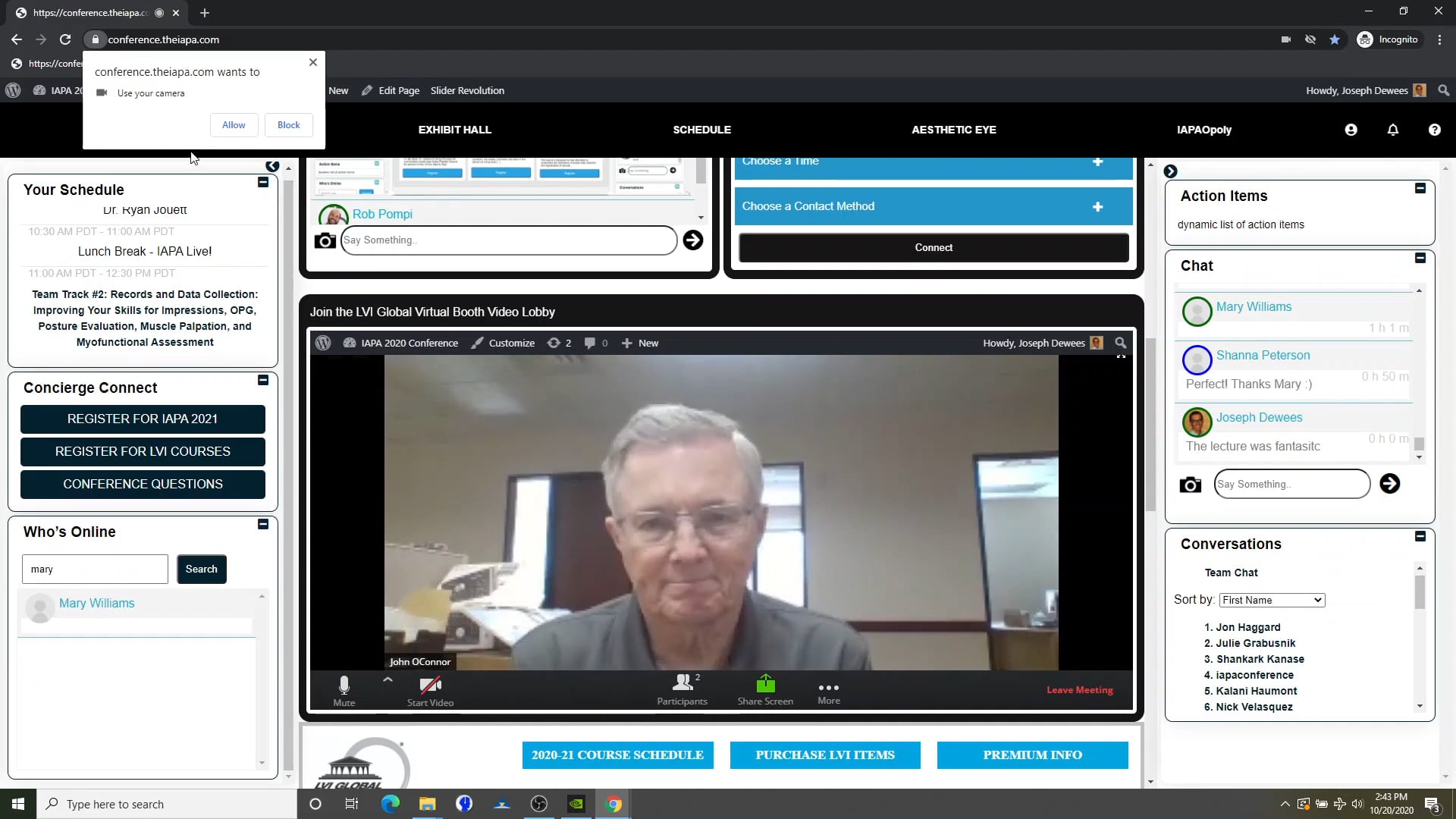 Live Video Chat Presenting Partners on Vimeo