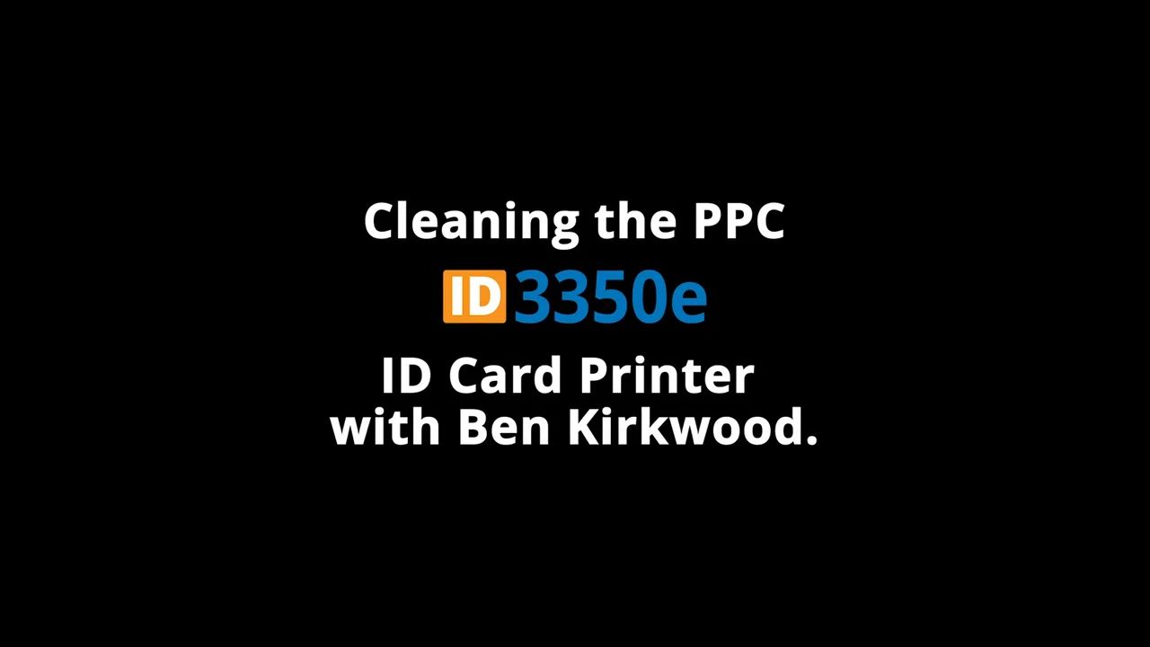 ID Maker Edge Cleaning Tutorial - ID Card Printer Maintenance on Vimeo