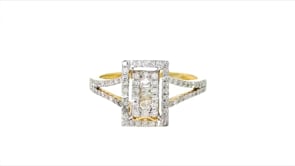 .50 ct. t.w. Diamond Cluster Ring in 14kt Yellow Gold