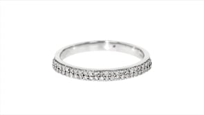 .25 ct. t.w. Diamond Double-Row Ring in Sterling Silver