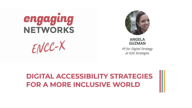 Angela Guzman - K2D Strategies: Digital Accessibility Strategies for a More Inclusive World