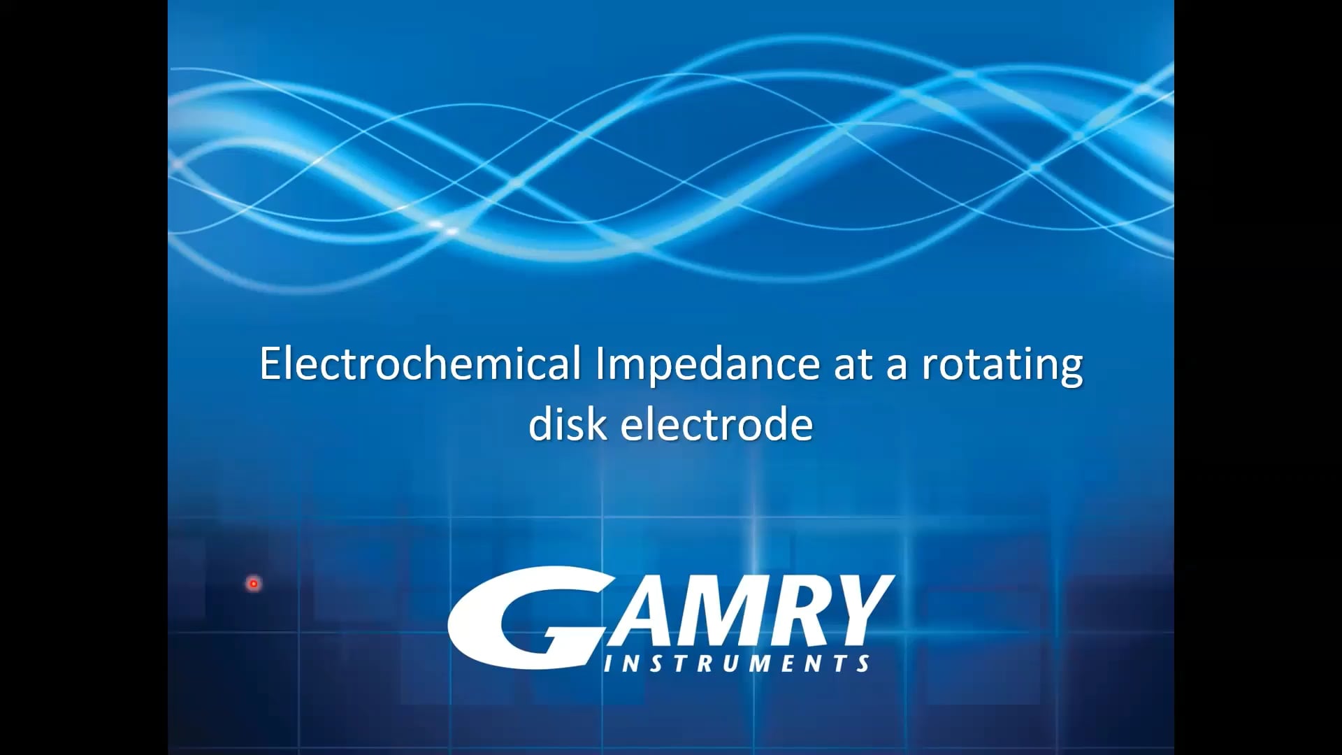 EIS At Rotating Disk Electrode