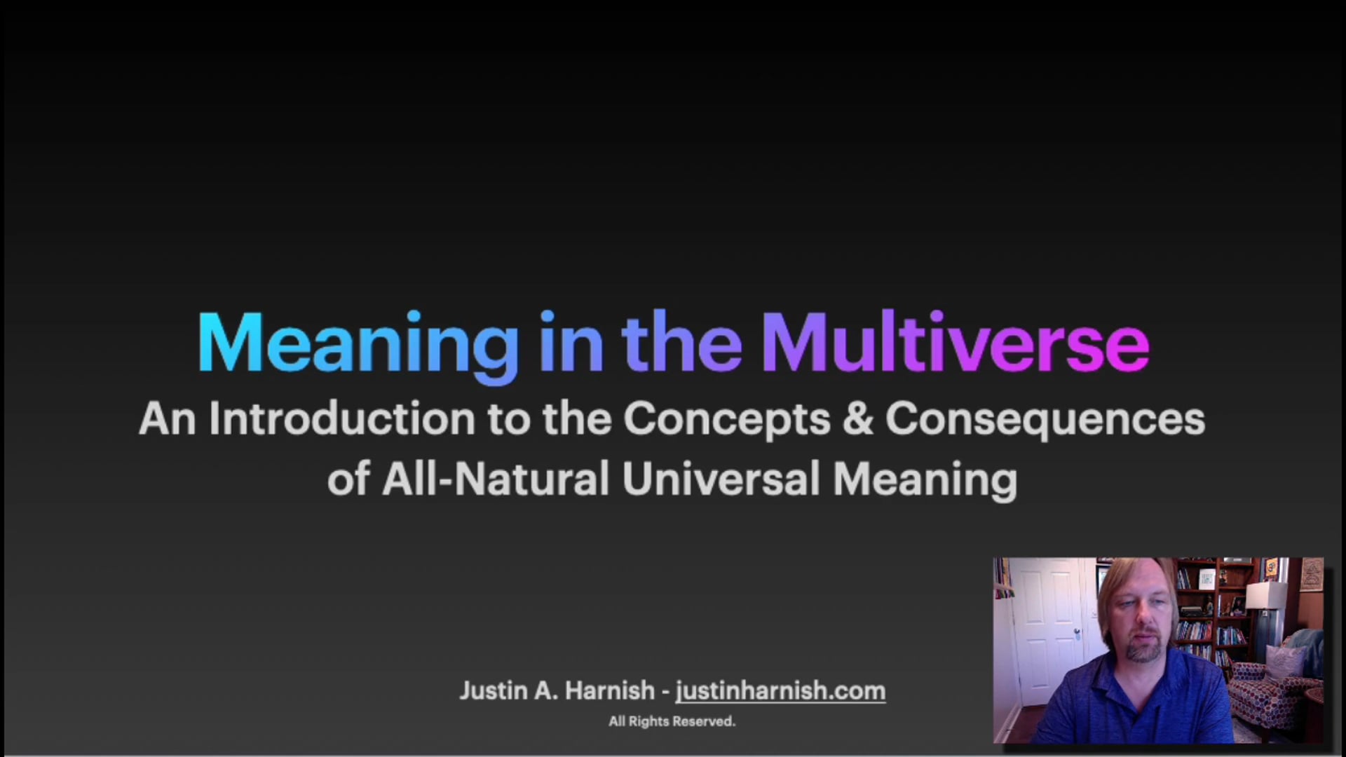 Meaning in the Multiverse - Introductory Trailer (Book published in Winter 2020)