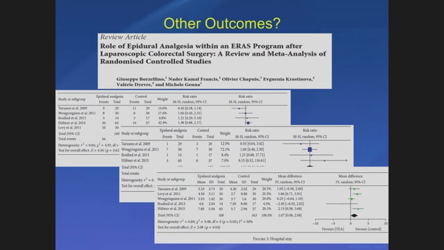 Do Epidurals Have Role in ERA