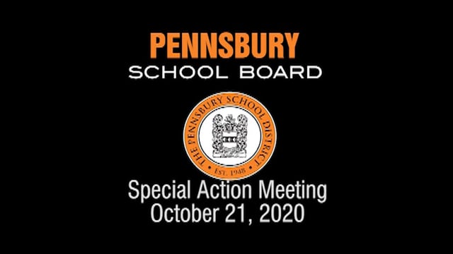Pennsbury School Board Meeting for October 21, 2020