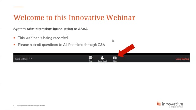 Webinar: Sierra Advanced System Administration and Access (ASAA)