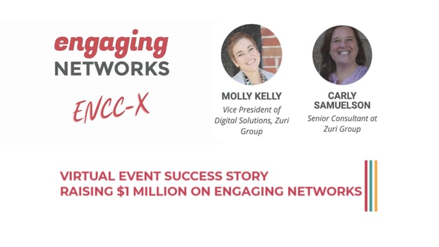 Zuri Group: Virtual Event Success Story: Raising 1 Million On Engaging Networks