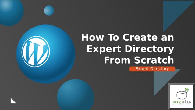 How To Create an Expert Directory From Scratch - WordPress Plugin Tutorial Use Case
