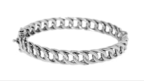 Italian Sterling Silver Curb-Link Bracelet