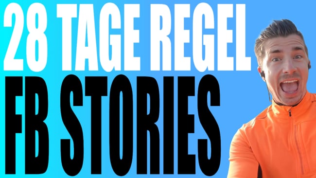 Die 28 Tage Regel für aktive Freunde bei Stories