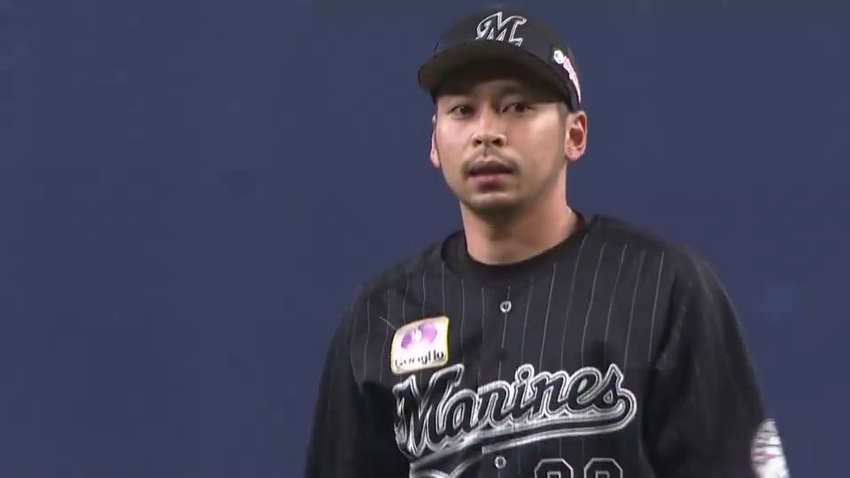 【7回裏】 マリーンズ・東條 1イニング2奪三振の好投を見せる!! 2020/10/24 B-M