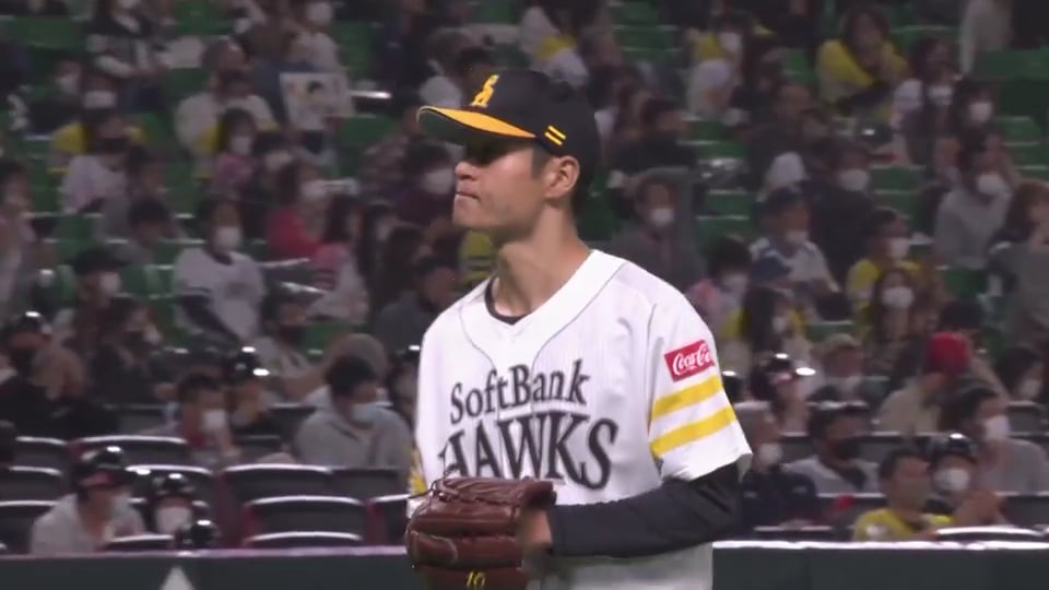 【5回表】ホークス・大竹 5回1失点の好投で勝ち投手の権利を得る‼ 2020/10/25 H-L