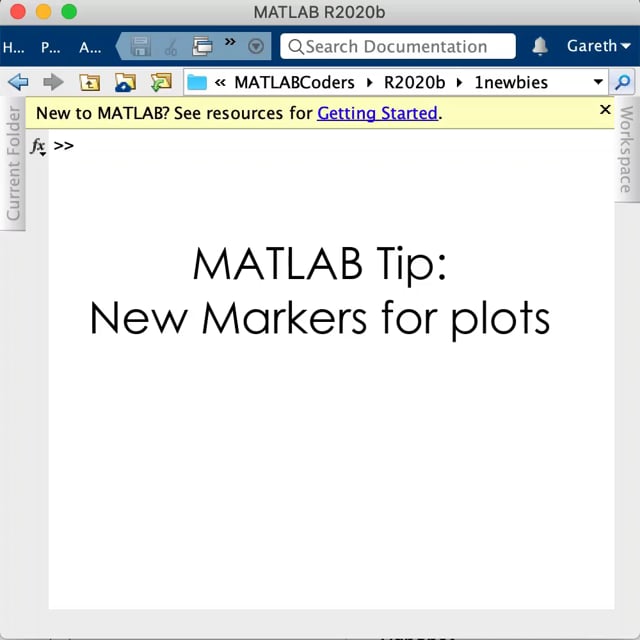 MATLAB R2020b Tip: New markers for plot