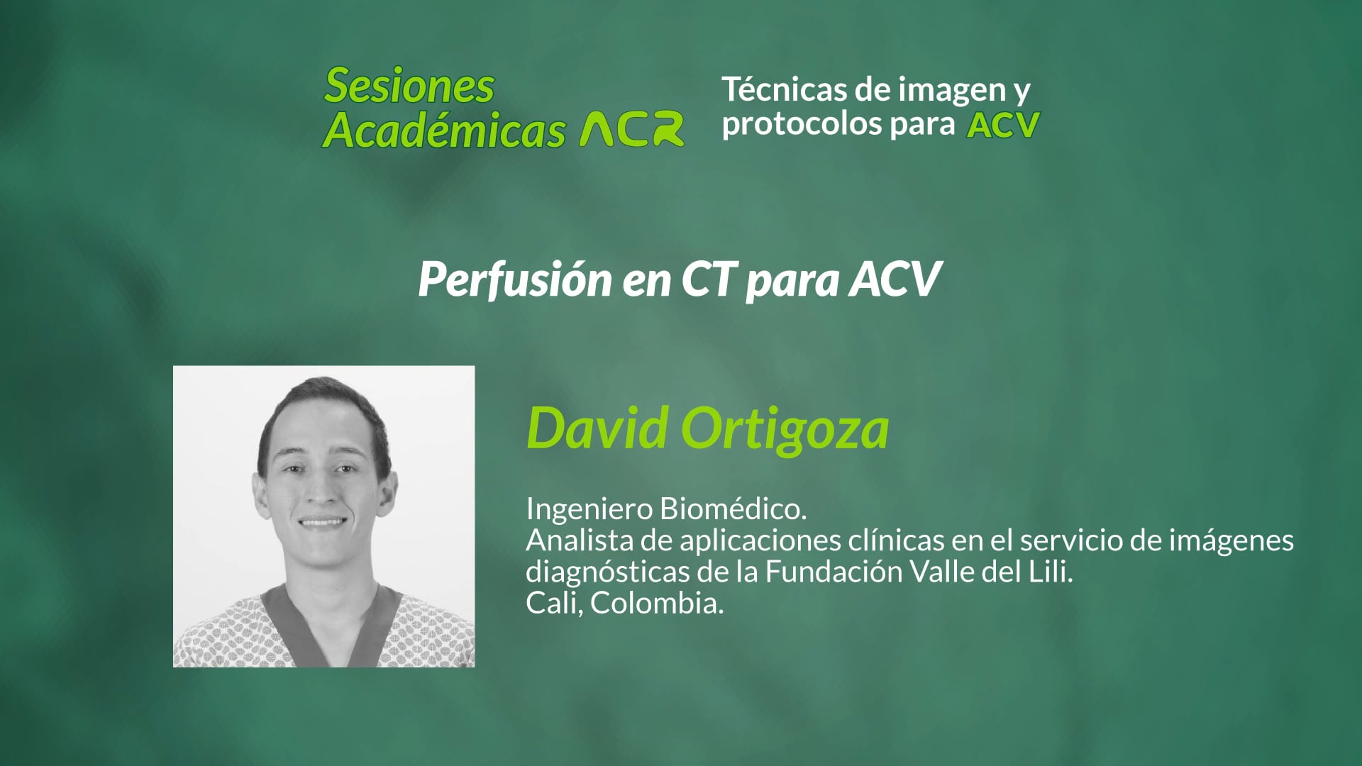 Perfusión en CT para ACV