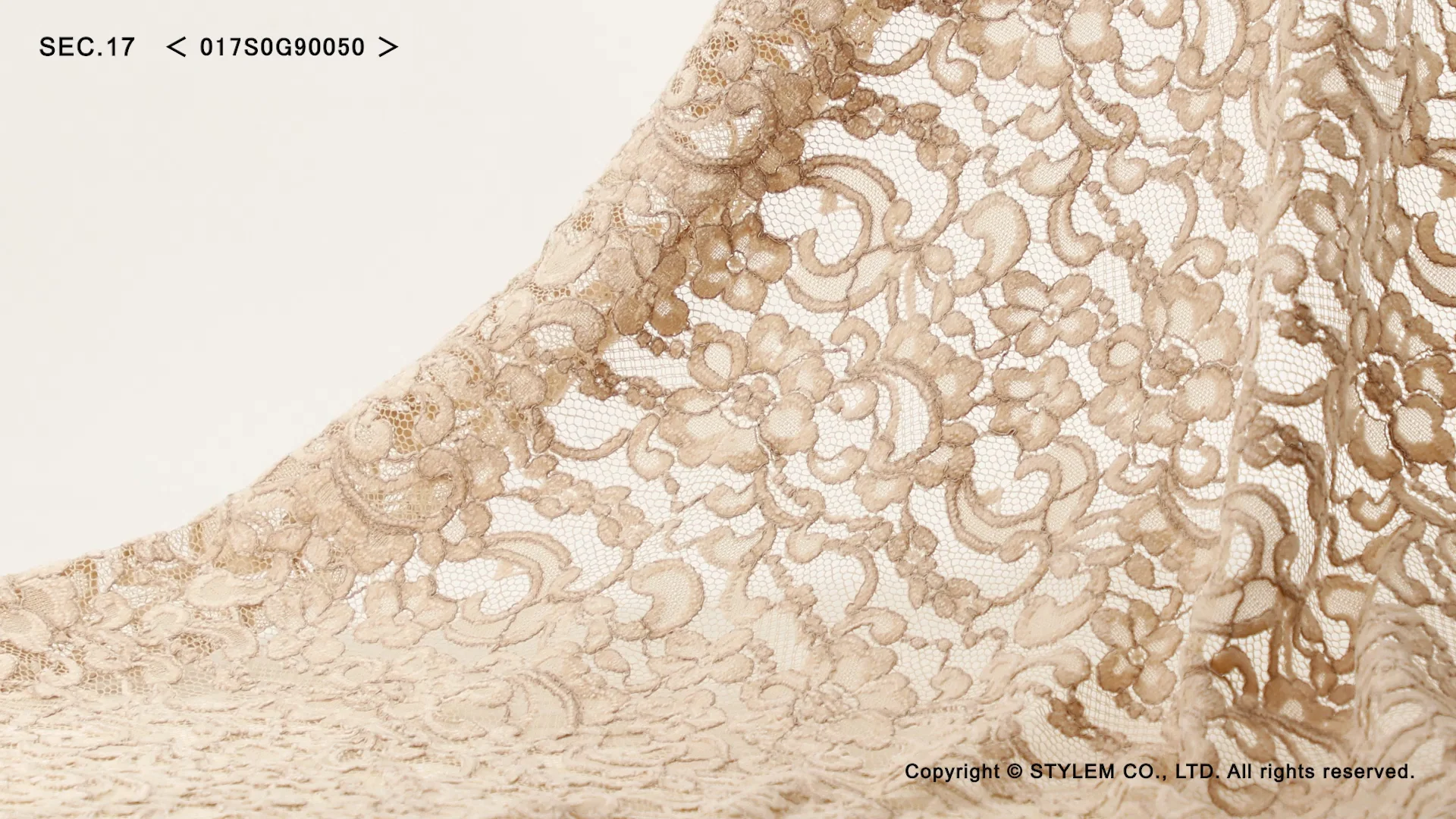 COE】フラワーモールレース[017S0G90050] | STYLEM FABRIC STORE