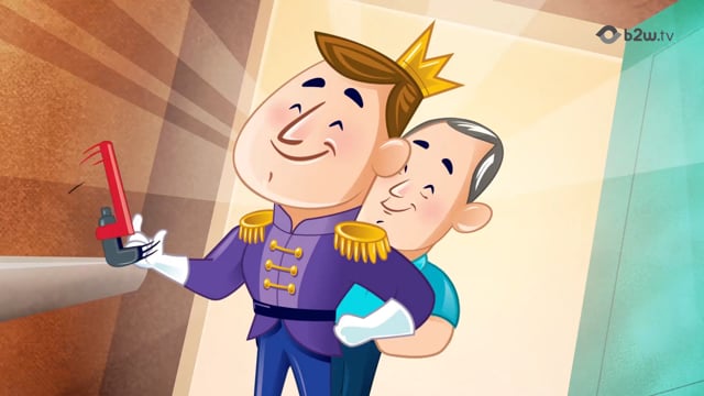 Carter's Plumbing TV commercial character animation