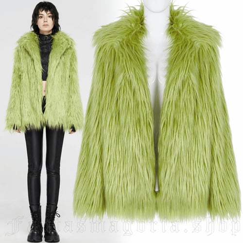 Cthulhu Green Faux Fur Jacket video