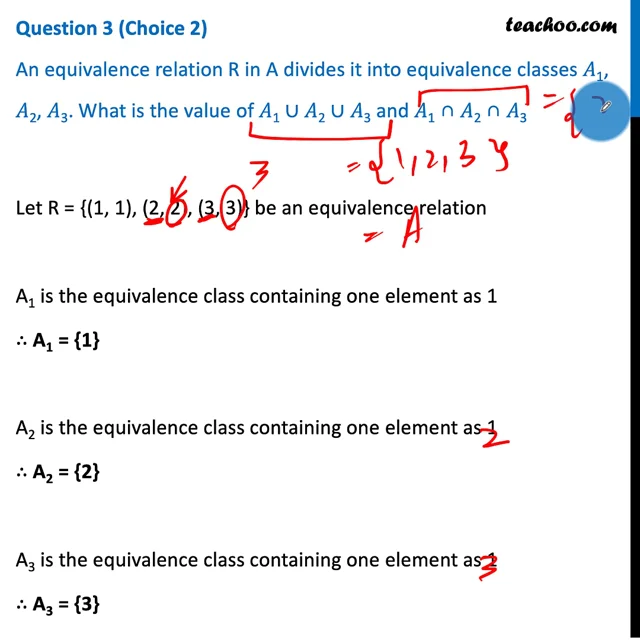 Question 3 - Choice 2 - Maths Class 12 - Sample Paper 2021