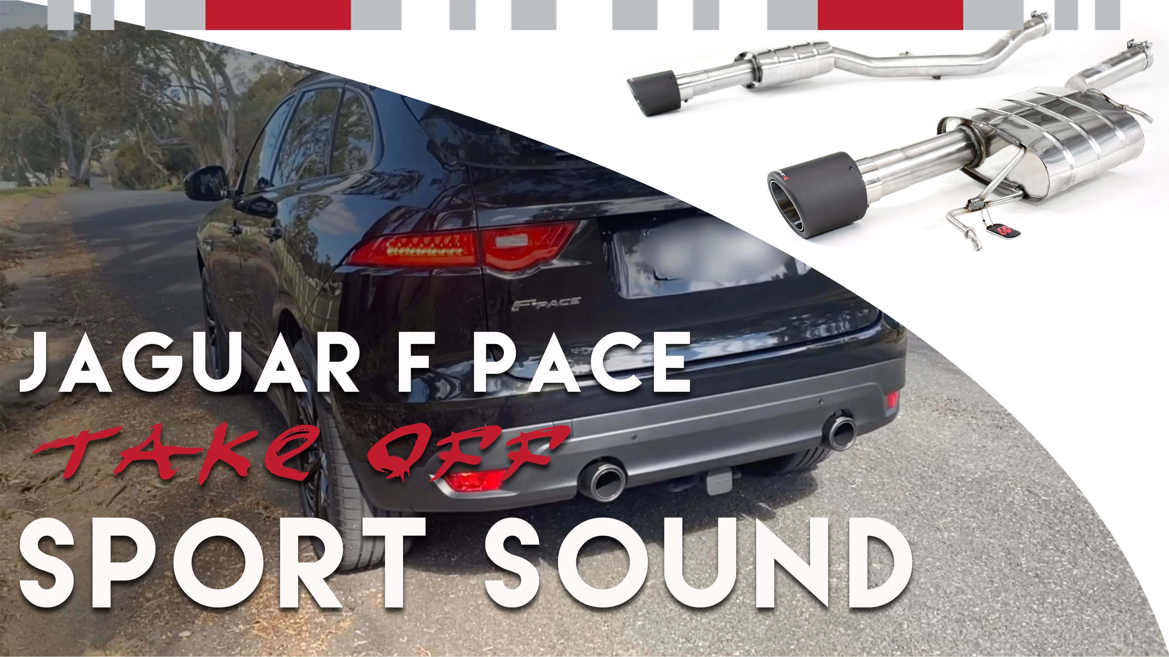 F pace deals exhaust