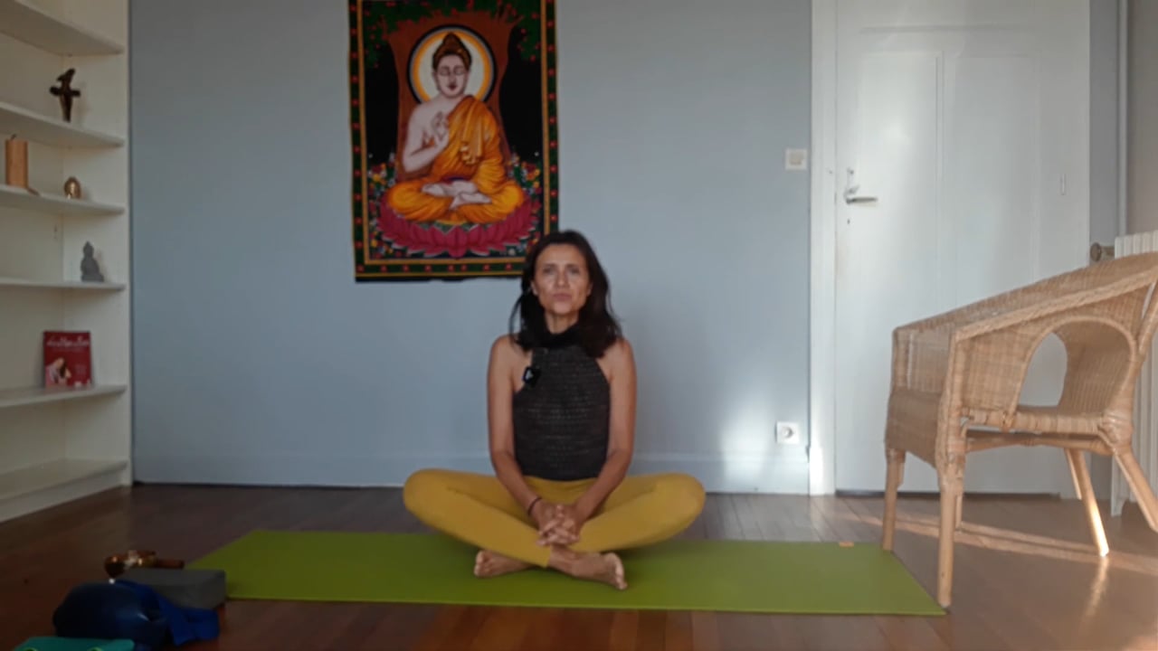 1.4 Jour 4. Yoga du soir pour dénouer les tensions avec Michelle Maillard (37 min)