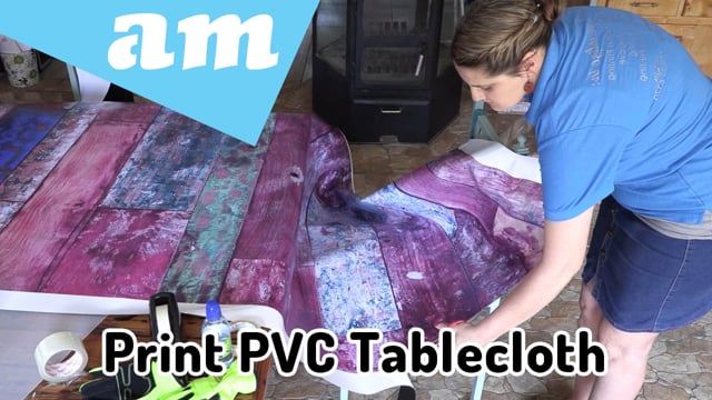 Wipe Clean Tablecloths Made by PVC Banner Material Printed by UV Flexi Ink on FastCOLOUR Printer