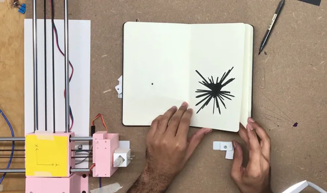 The Drawing Machine // Arduino and Processing – IAAC Blog