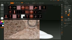 ZBrush - Essential - 08 - Texturing - 04 - La Spotlight
