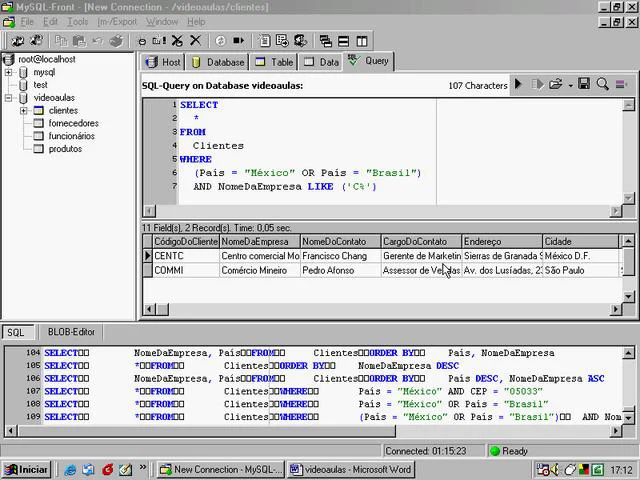 Mysql video aula 10 on Vimeo